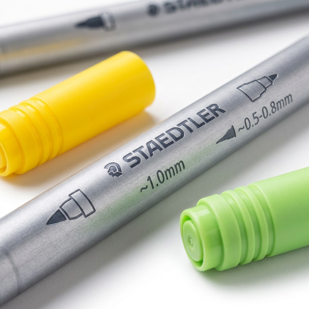 Staedtler Double-ended Fibre-tip Pens 18-Pack (Ve6)