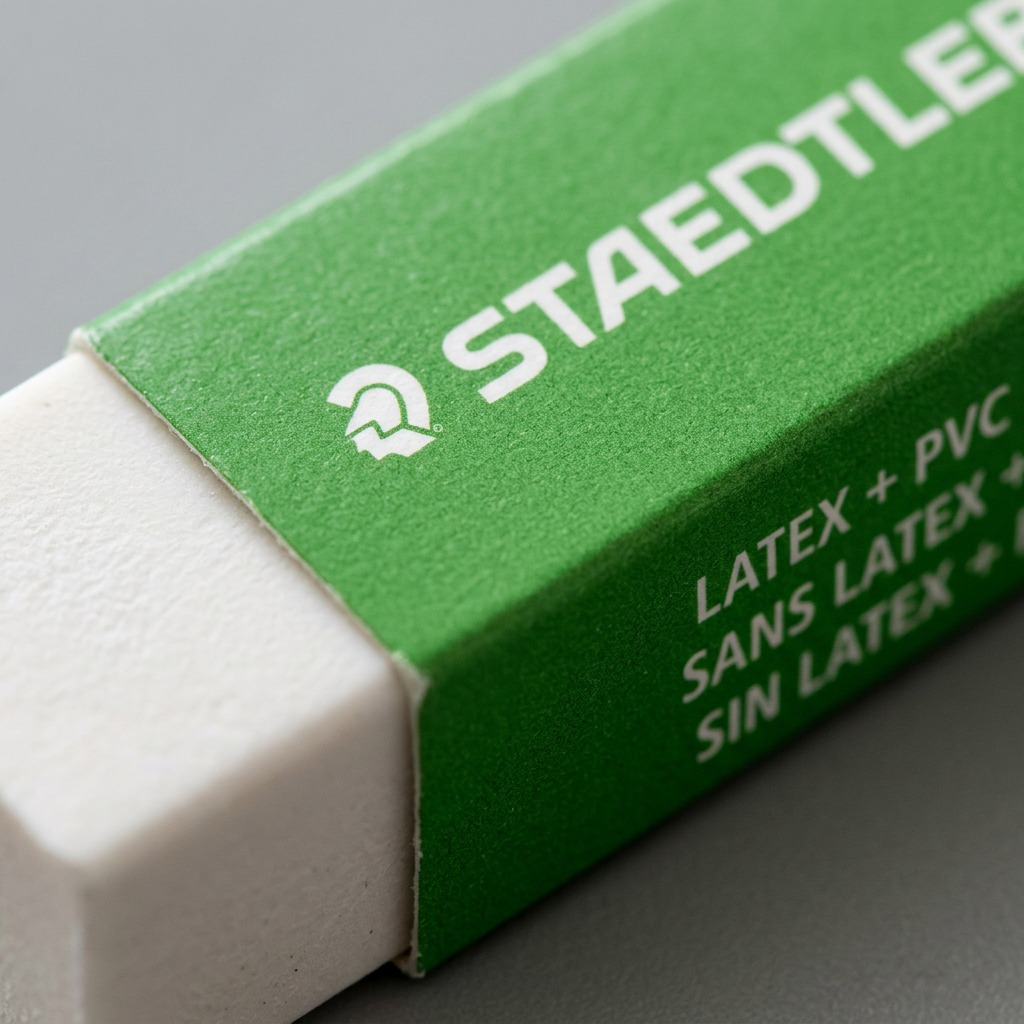 Staedtler Eraser White with Marshead Green