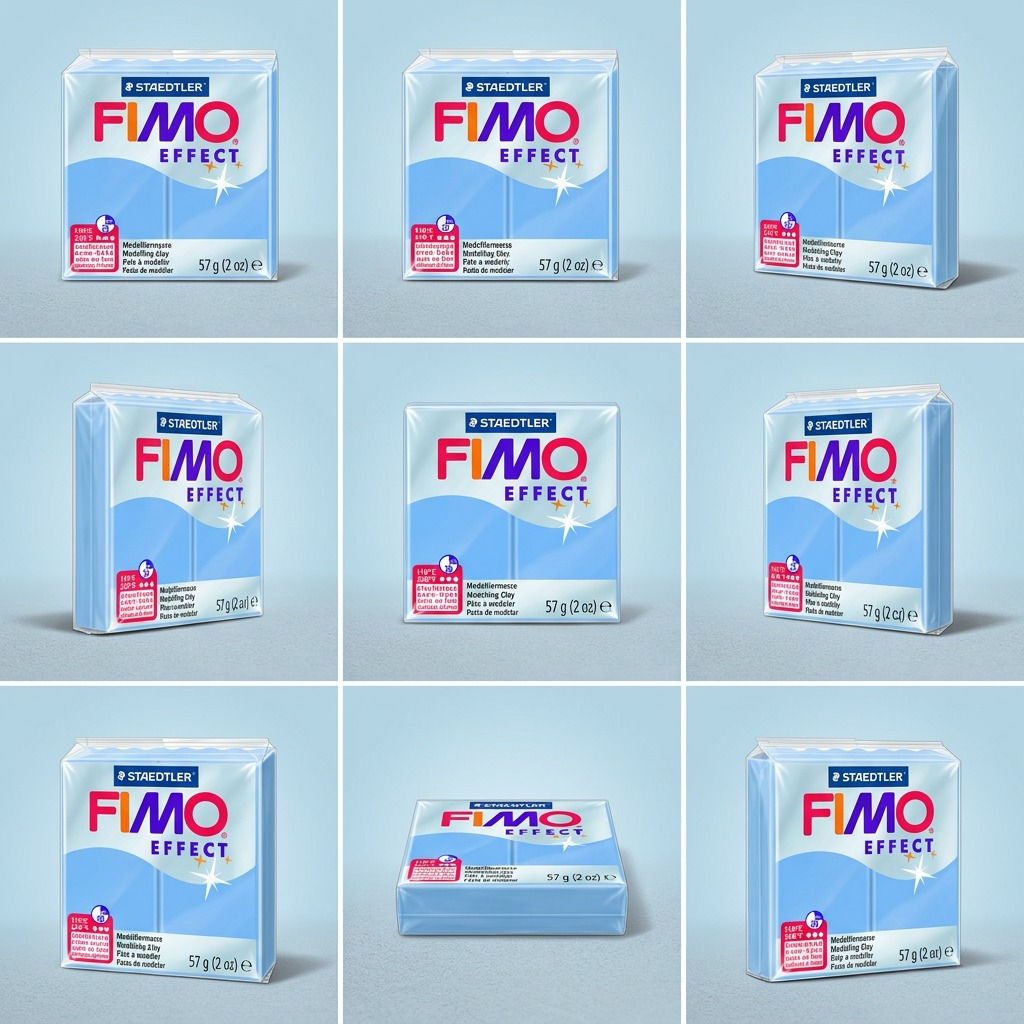 Staedtler Modelling Clay Fimo Effect Blue Agate 57g (2 oz)