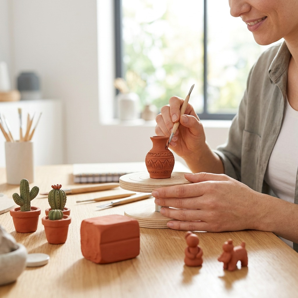Staedtler Modelling Clay Fimoair 1kg Terracotta