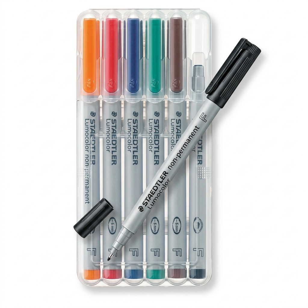 Staedtler Universal Pen Lumocolor Non-p F 6-Pack
