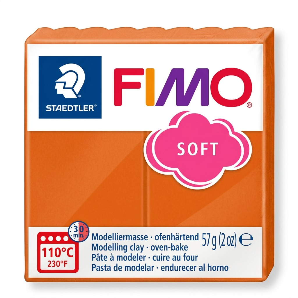 Staedtler Modelling Clay Fimo Soft Cognac 57g (2 oz)