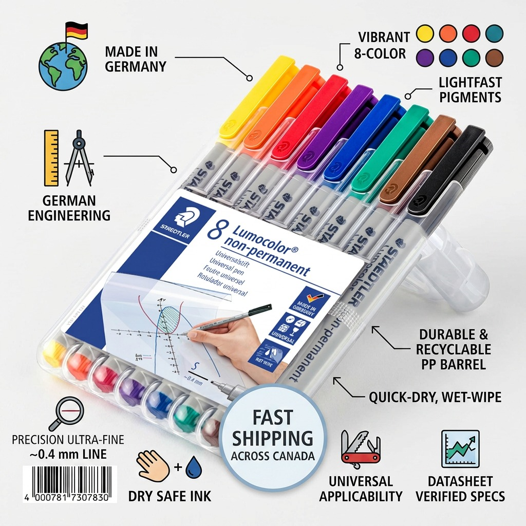 Staedtler Marker Lumocolor Xfine Washable