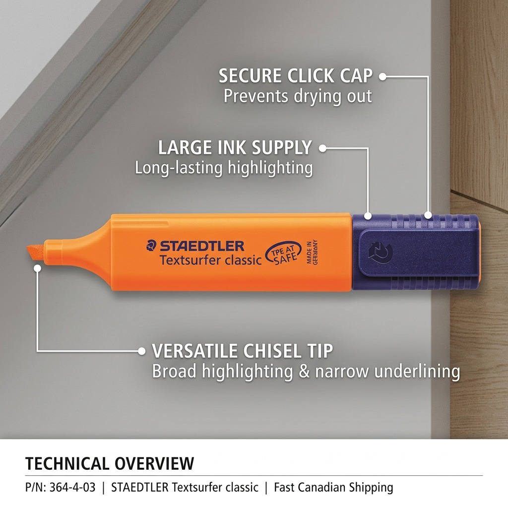 Staedtler Highlighter Textsurfer Fluorescent Orang