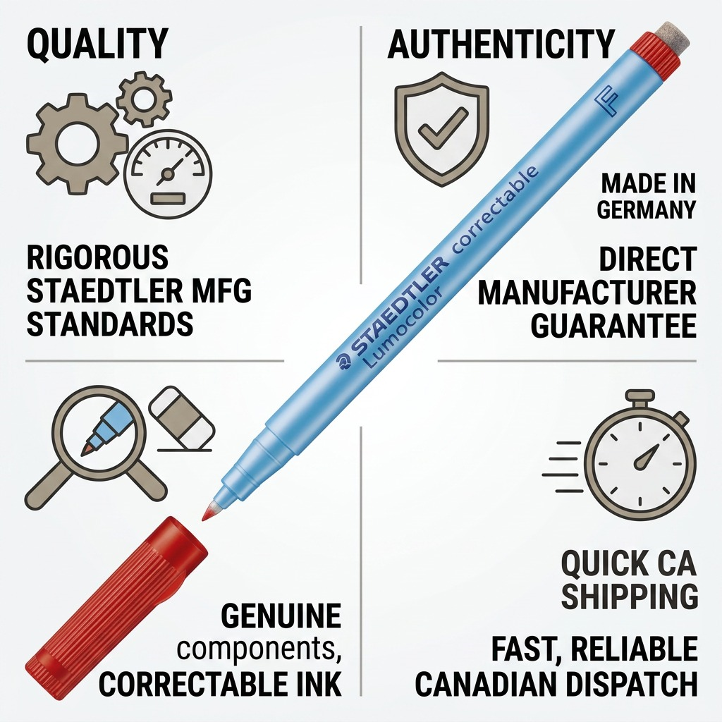Staedtler Marker Lumocolor Erasable Fine