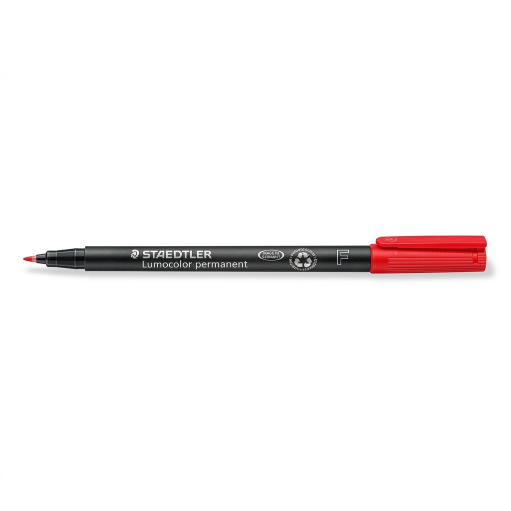 Staedtler Marker Lumocolor Fine Permanent Red
