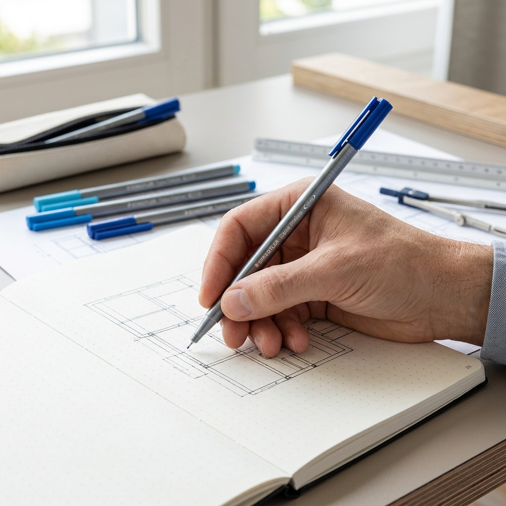 Staedtler Marker Triplus 0.3mm Blue