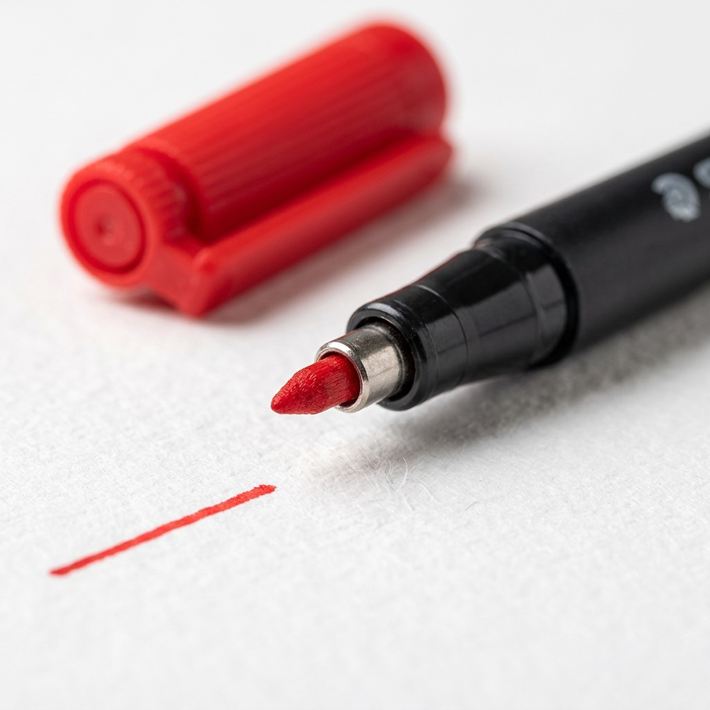 Staedtler Marker Lumocolor Fine Permanent Red