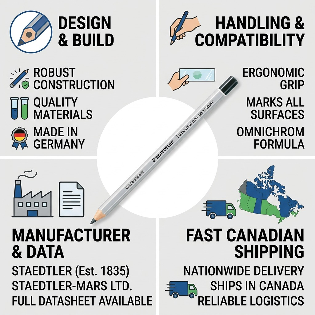Staedtler Pencil Coloured Omnichrom Black
