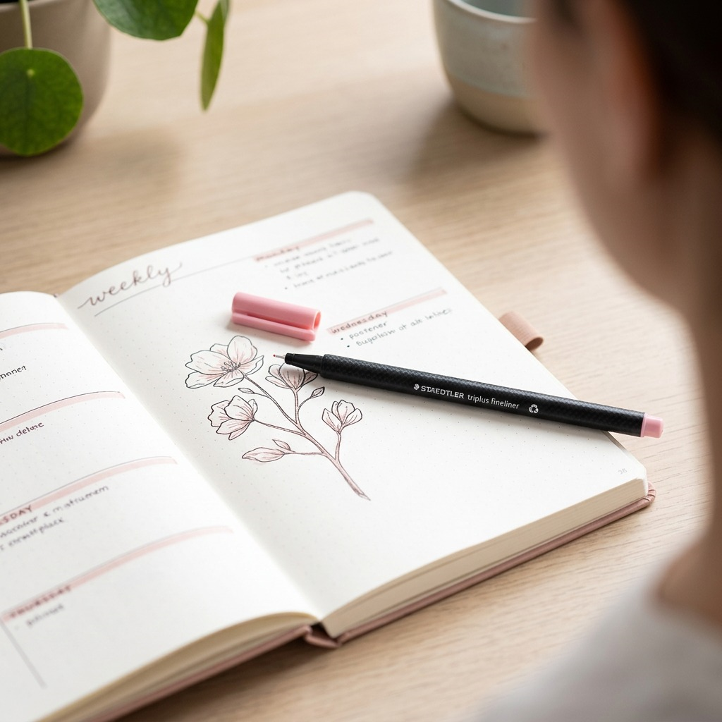 Staedtler Fineliner Triplus 0.3mm Lt. Rose