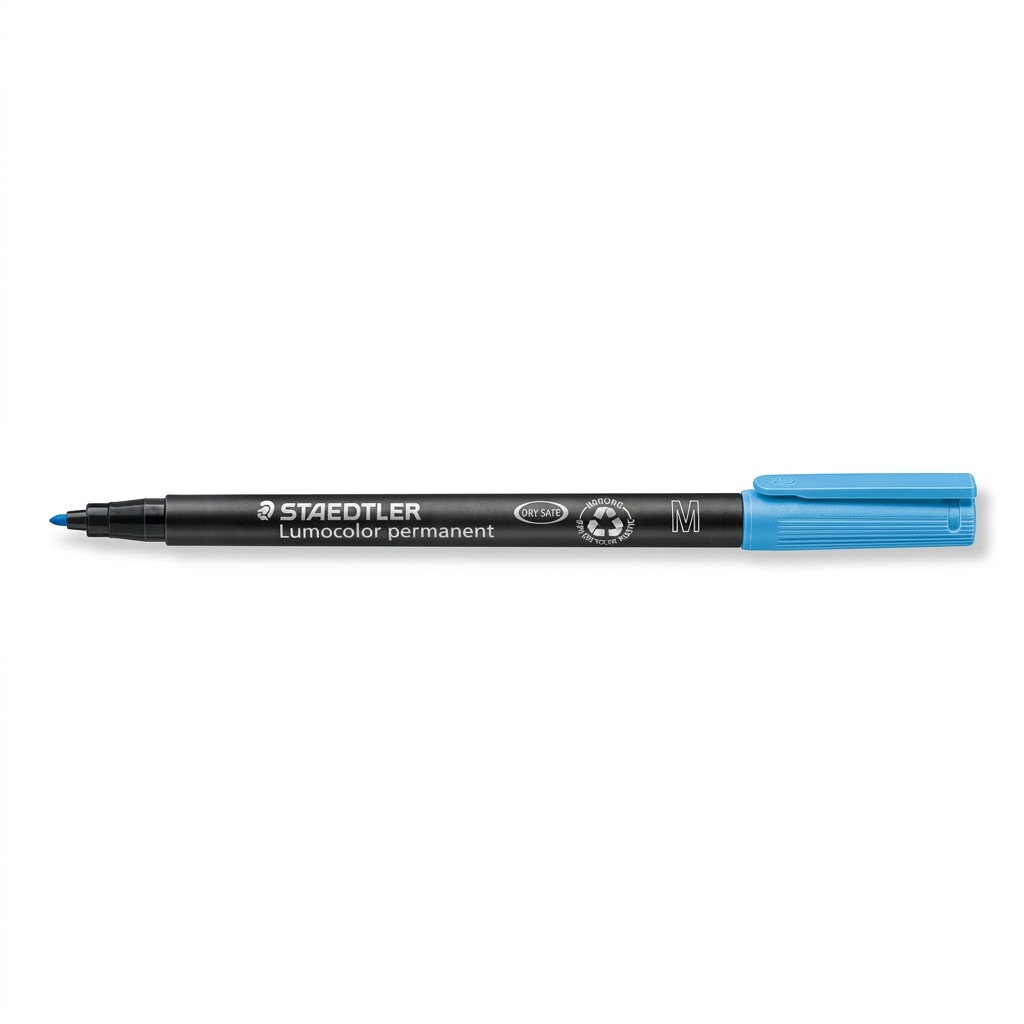 Staedtler Marker Lumocolor Medium Permanent Bleu