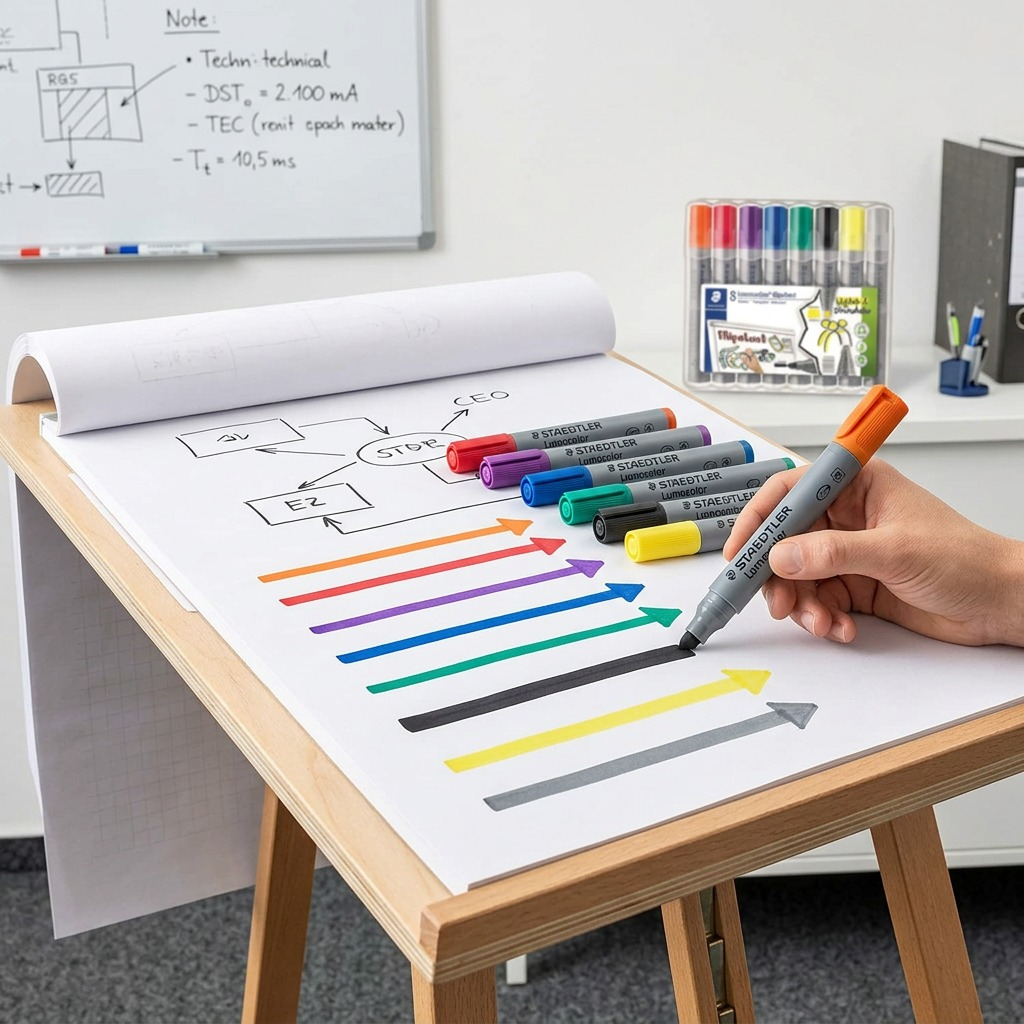 Staedtler Flipchart Marker Lumocolor 8-Pack Box