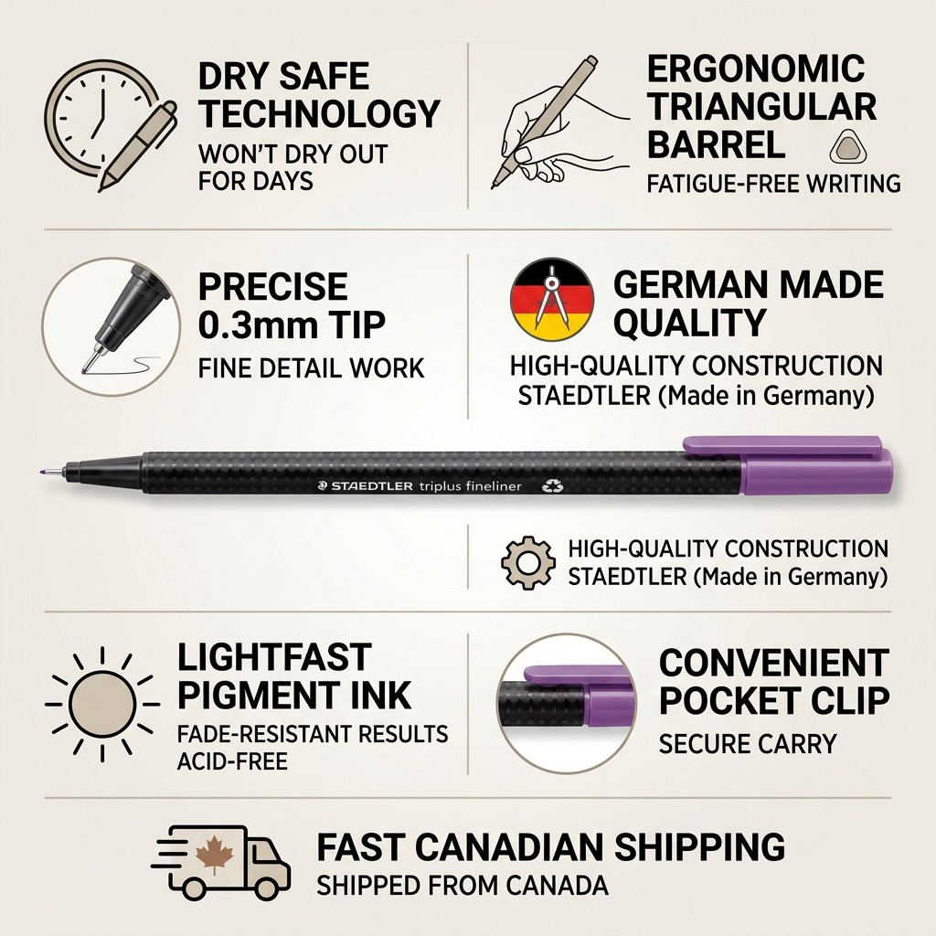 Staedtler Fineliner Triplus 0.3mm Lilac