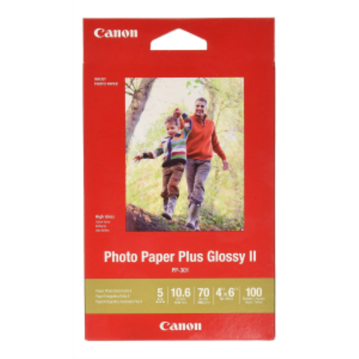PP-301 Papier photo 4" x 6" Plus brillant (100 feuilles/paquet)