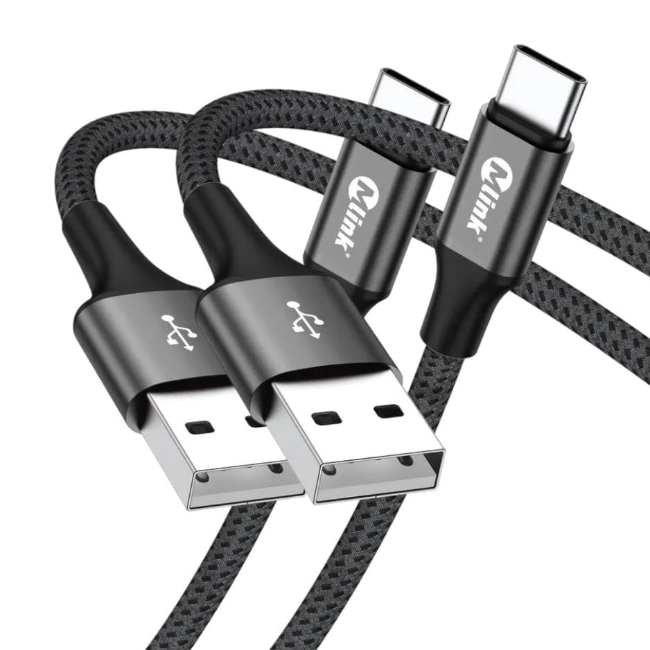 Câble USB à USB-C PD20W 5V/2.4A en nylon tressé à charge rapide