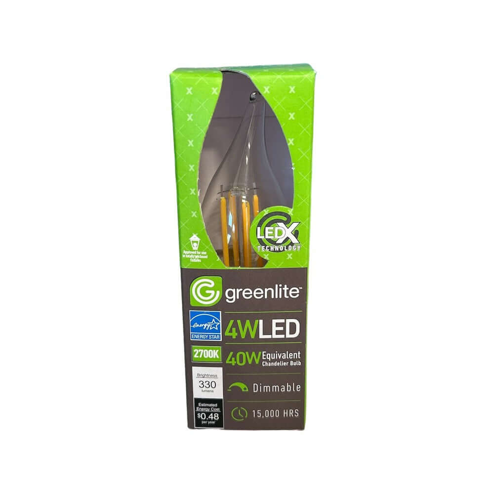 Ampoule DEL B10 5W graduelle 2700K à filament
