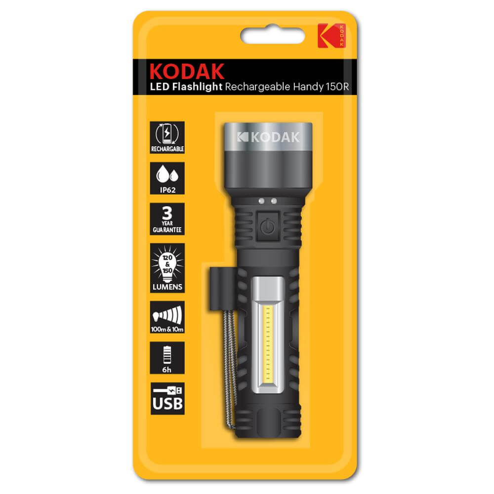 Lampe de poche DEL Rechargeable Handy 150R