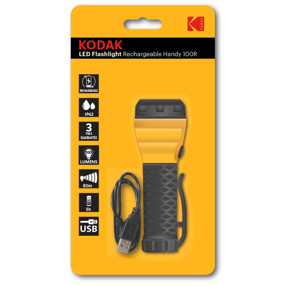 Lampe de poche DEL Rechargeable Handy 100R