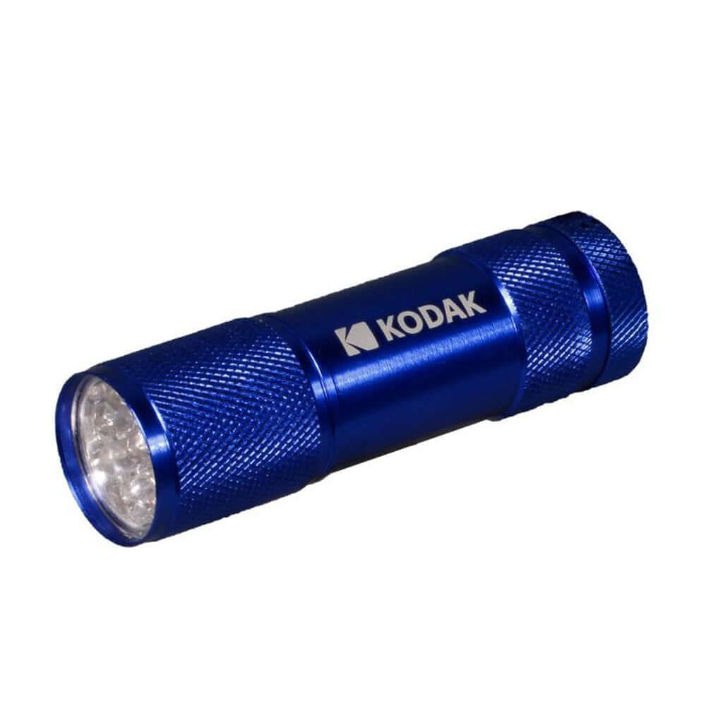 Lampe de poche à 9 DEL - Bleu