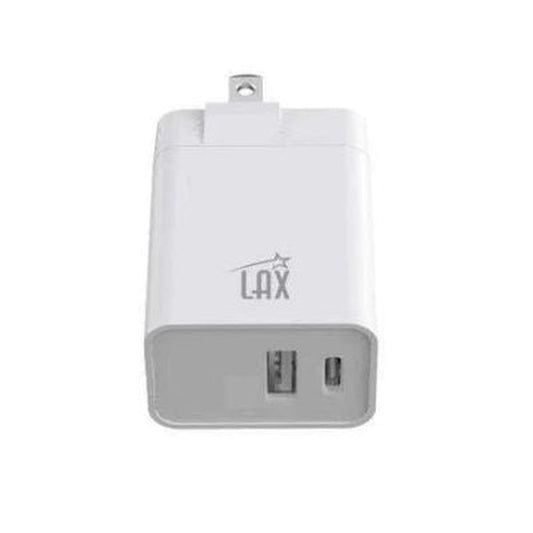 Chargeur USB mural PD20W avec USB-A et USB-C