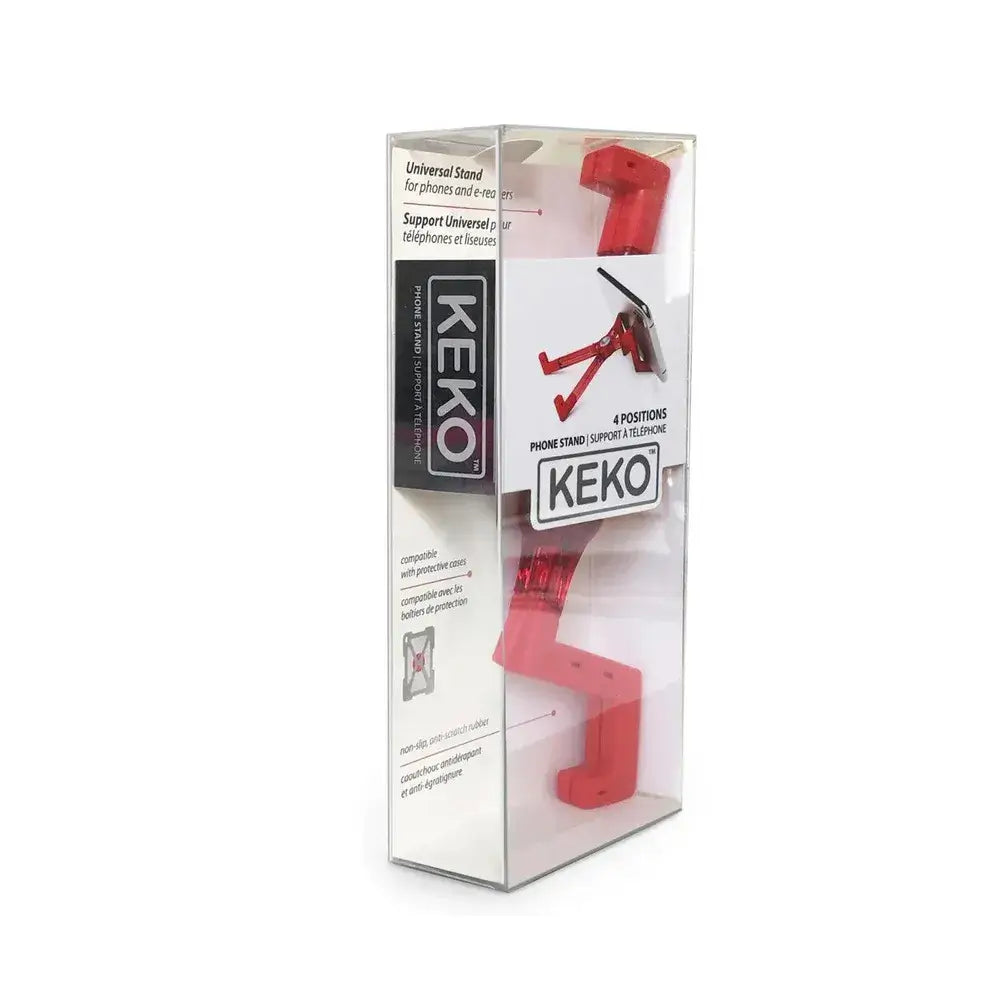 Support Pliable KEKO pour Téléphones Intelligents - Rouge