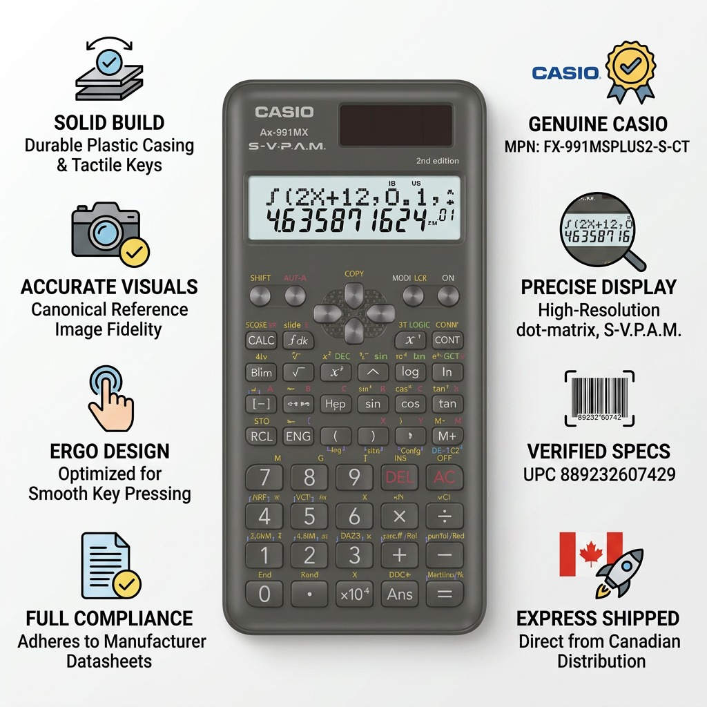 Casio FX-991MS Plus 2 Advanced Scientific Calculator