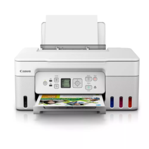 Imprimante tout-en-un sans fil Canon 5805C023 PIXMA G3270 MegaTank blanche – Grand volume 6 000 pages