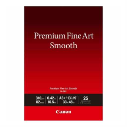 FA-SM1 Papier d'art premium lisse, A3+/13X19 (25 feuilles/paquet)