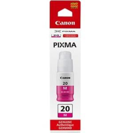 Bouteille d'encre magenta GI-20 SKU 3395C001