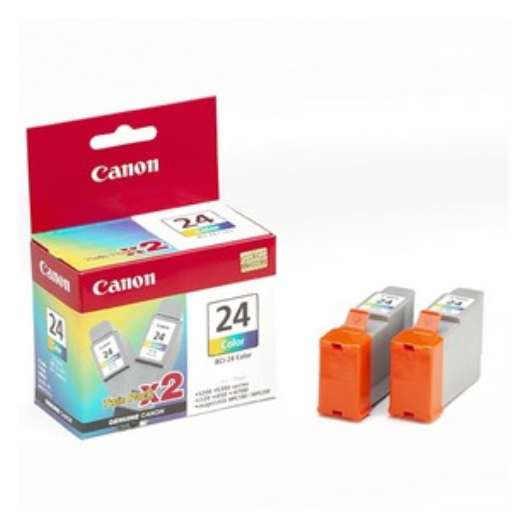 Pack double d'encre couleur BCI-24*