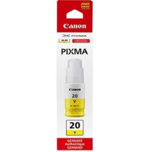 Bouteille d'encre jaune GI-20 SKU 3396C001