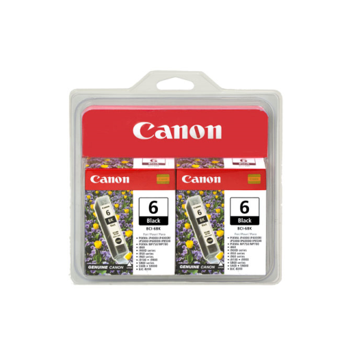 Pack valeur double encre BCI-6 BK
