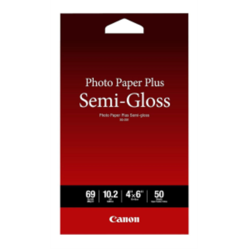 SG-201 Papier photo 4" x 6" Plus Semi-Gloss (50 feuilles/paquet)