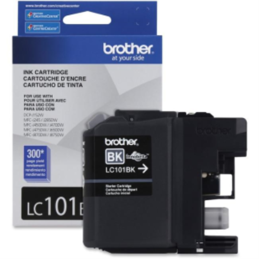 Brother LC101BKS Cartouche d'Encre Noire Innobella, Rendement Standard