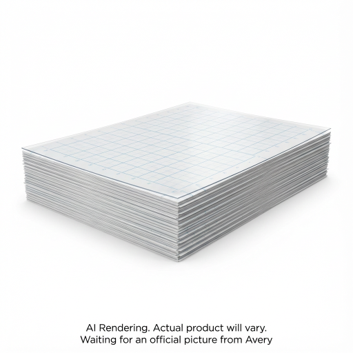 Avery Self Adhesive Laminating Sheets 9 x 12, 50 Pack
