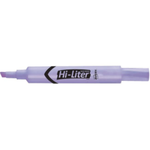 Avery Hi-Liter Desk Style Highlighters, Fluorescent Purple, 12/Box, Individual