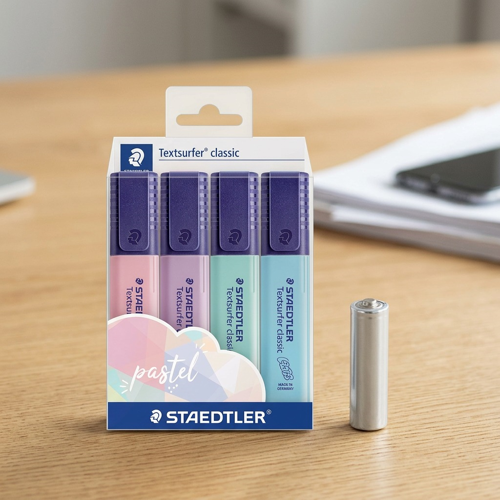 Staedtler Highlighter Textsurfer Pastel 4-Pack Wallet