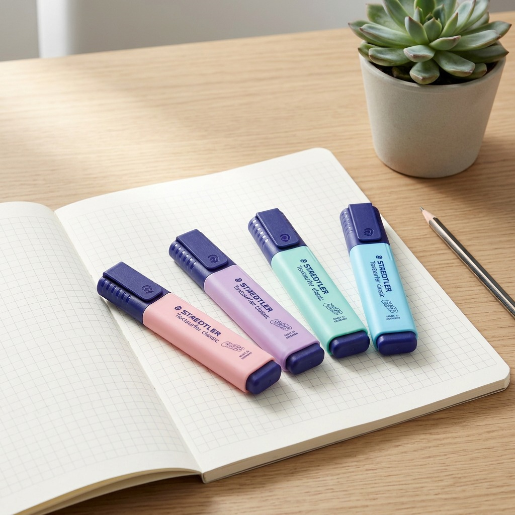 Staedtler Highlighter Textsurfer Pastel 4-Pack Wallet