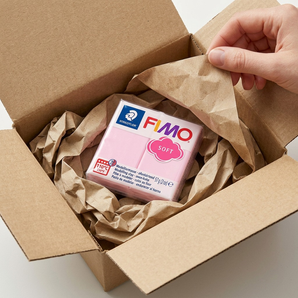 Staedtler Modelling Clay Fimo Soft Light Pink 57g (2 oz)