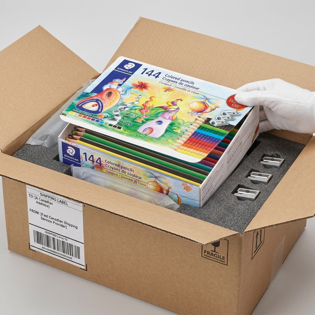 Staedtler Extruded Color Pencil, Class Pack, 144-Pack + 3 Sharpeners (12 Colours X 12-Pack)