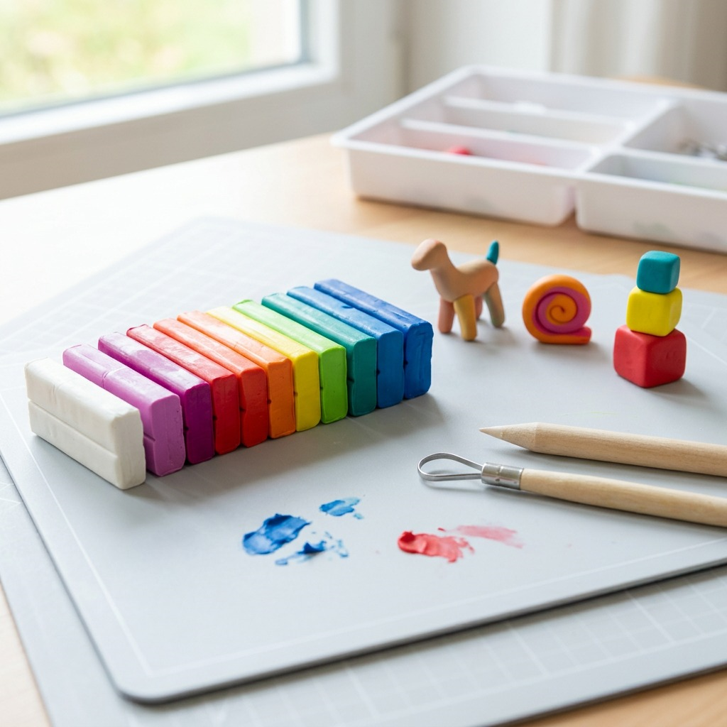 Staedtler Set Modelling Clay Fimo Soft Brilliant Colours 12 Color Pack