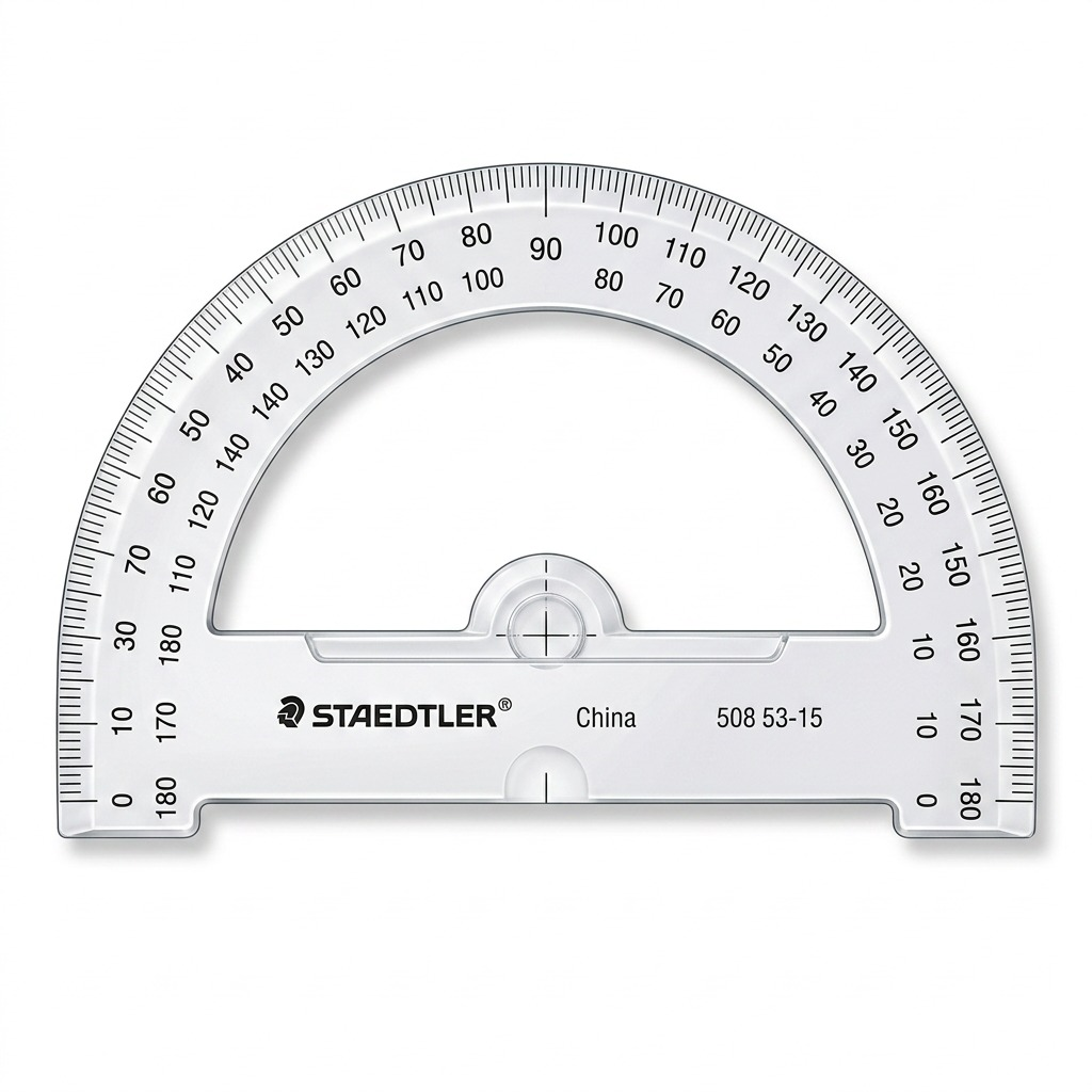 Staedtler Protractor 180 Degree 6-inch