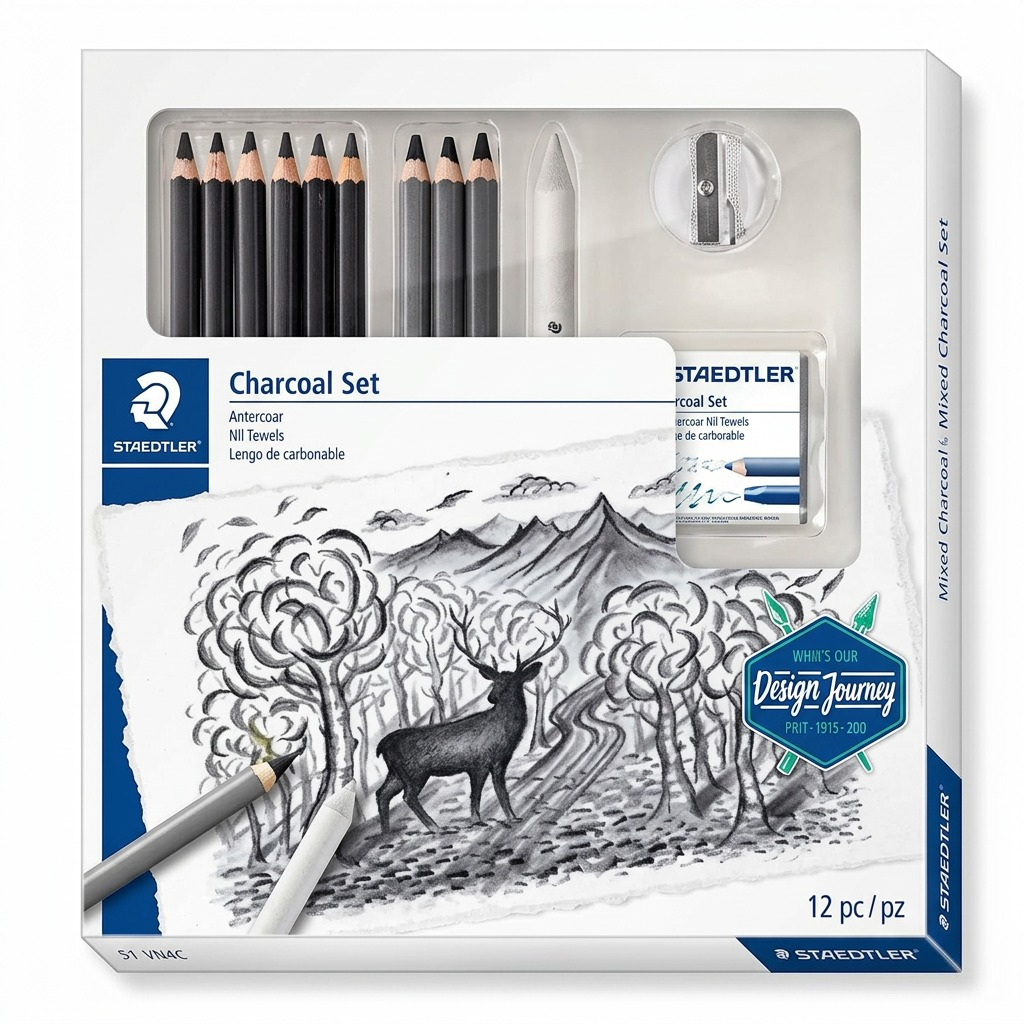 Staedtler Mixed Charcoal Set 100% PEFC