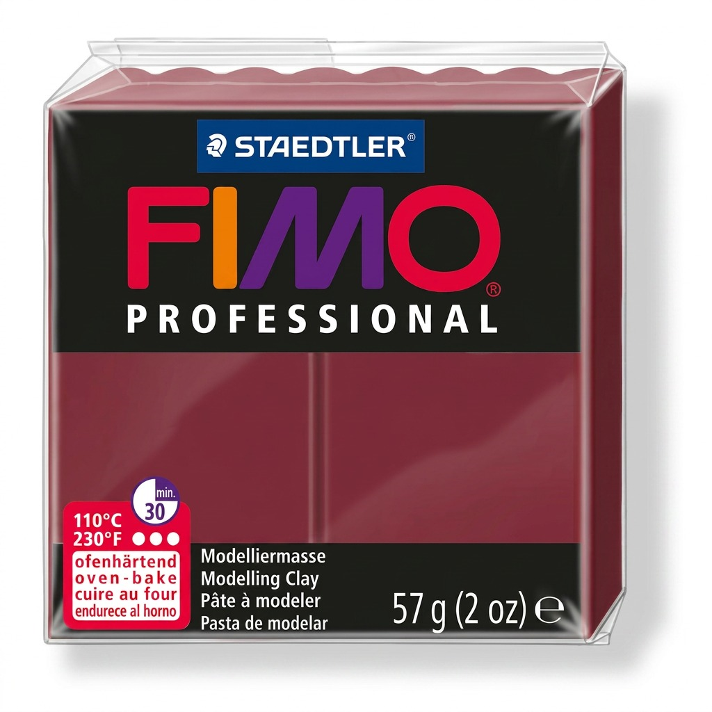 Staedtler Modelling Clay Fimo Professional Bordeaux 57g (2 oz)