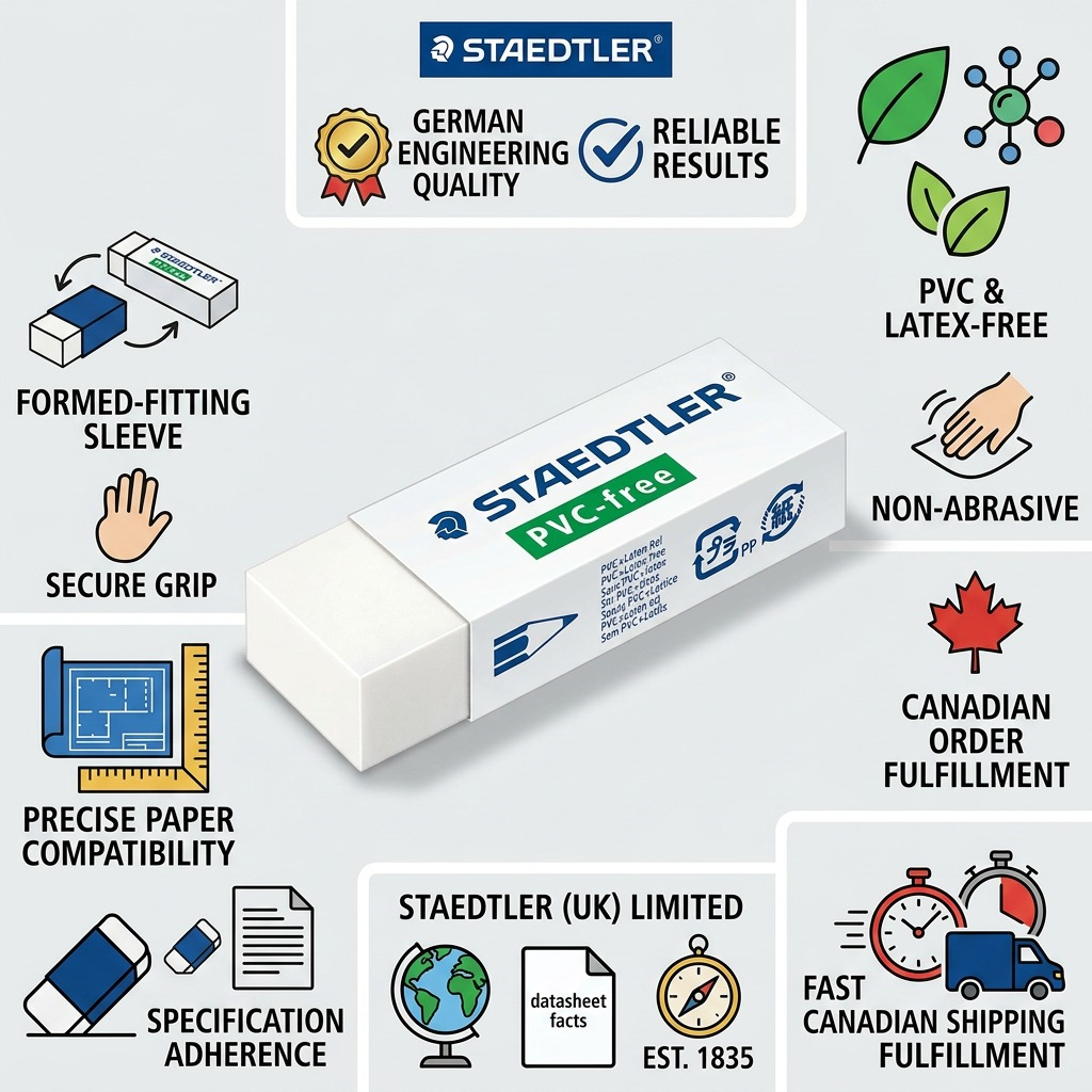 Staedtler (Replaces 526-B20-02) Rasoplast White Eraser