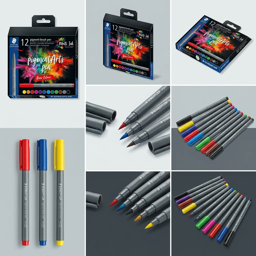 Staedtler Pigment Arts Brush Basic Colours