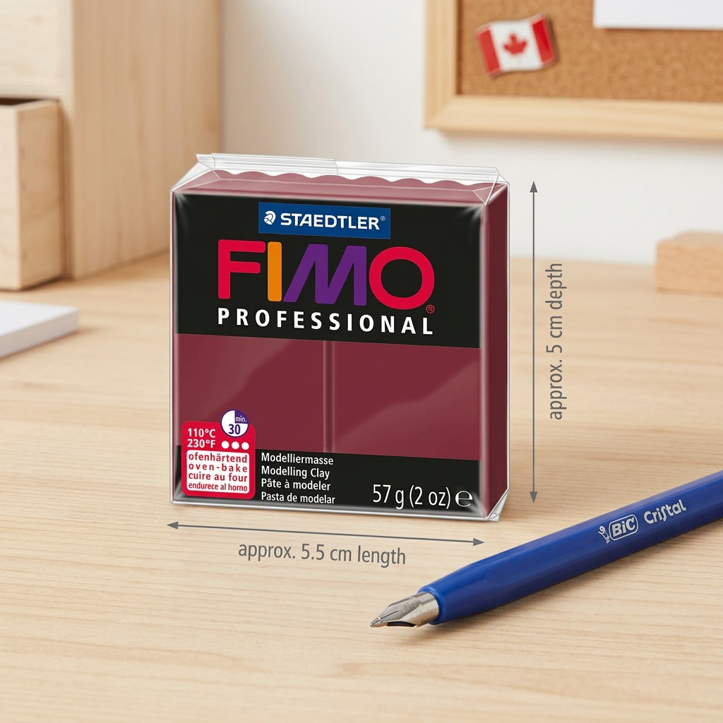 Staedtler Modelling Clay Fimo Professional Bordeaux 57g (2 oz)