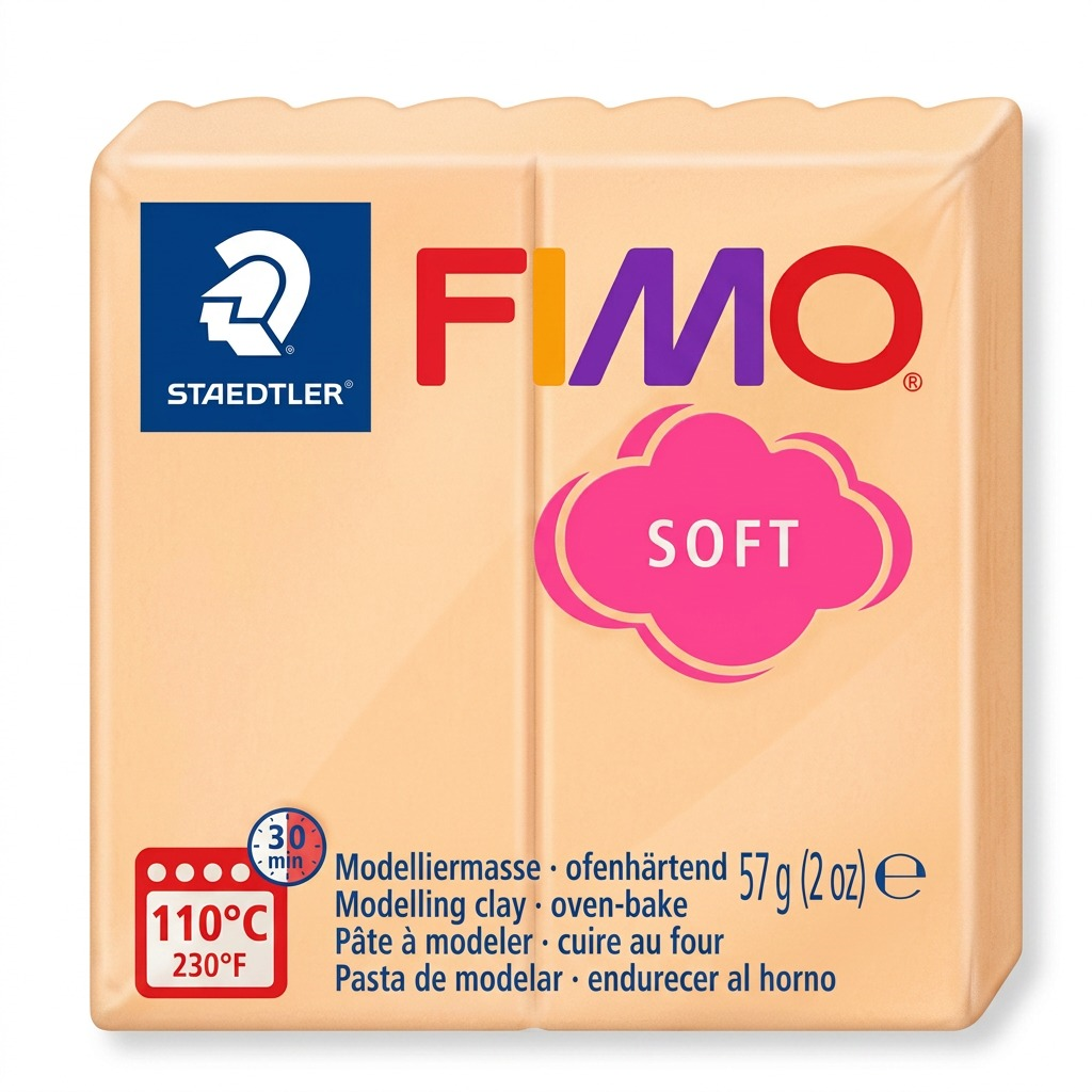 Staedtler Modelling Clay Fimo Soft Peach 57g (2 oz)