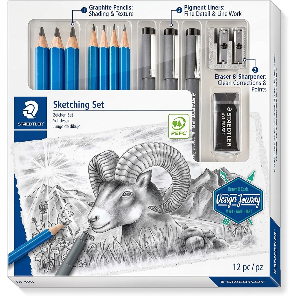 Staedtler Mixed Sketching Set 100% PEFC