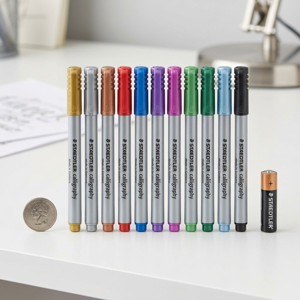 Staedtler Metallic Marker - Calligraphy, 10-Pack